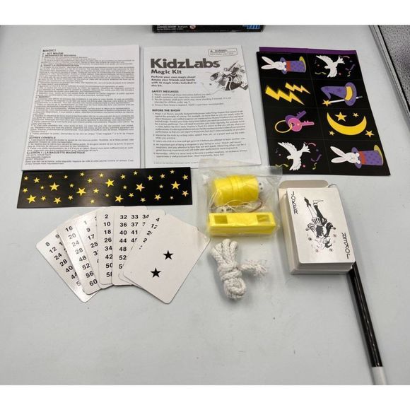 4M Kidz Labz Magic Kit Tricks Assortment Toy Over Age 8 - Picture 2 of 16